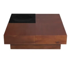 Christopher Knight Home Elaris Mid-Century Modern Acacia Wood Coffee Table With Storage -Living Furniture GUEST fed76139 9ff1 4e99 823f 62bba31d3546